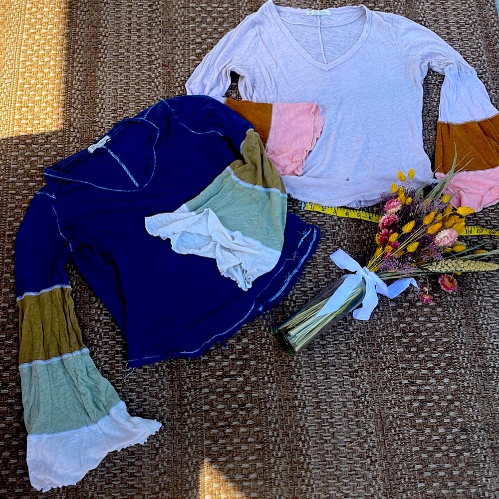 Free people bell sleeve tops